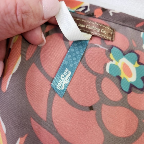 Matilda Jane You And Me Fall Autumn Floral Annalise Tunic Knot Top Multi Large - Picture 4 of 7